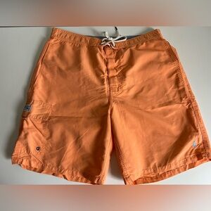 LARGE POLO BY RALPH LAUREN orange swim trunks mesh lining shirts men’s swimsuit